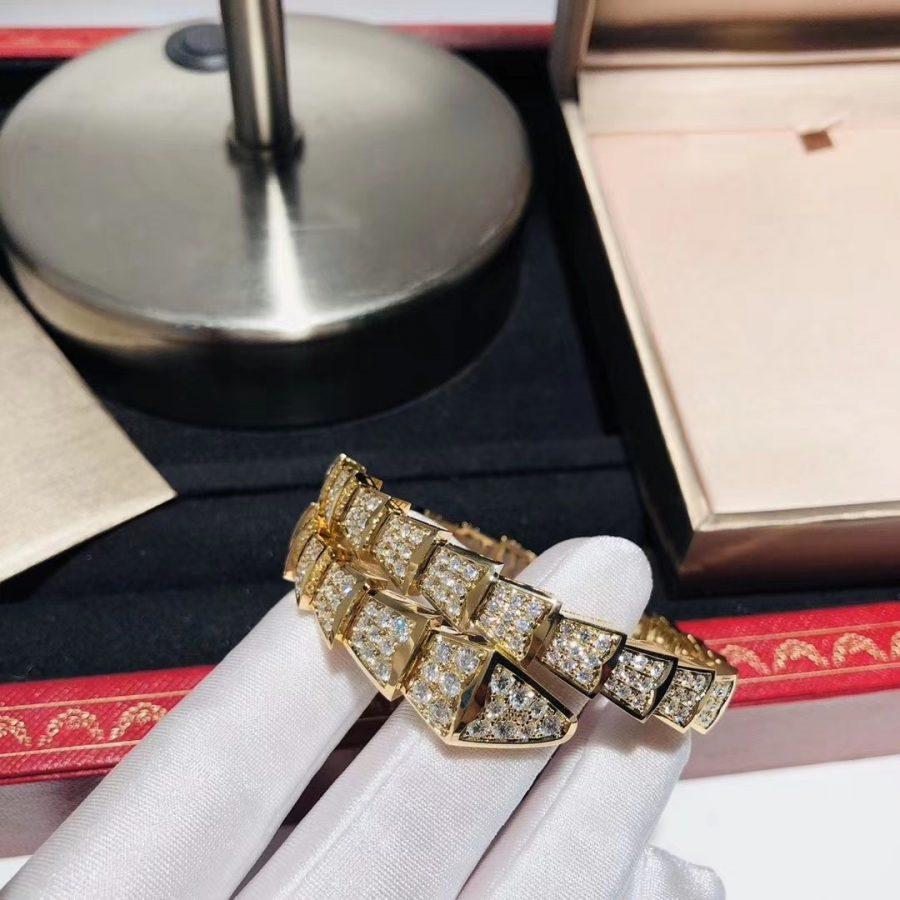 [Lumi Jewelry]SERPENTI BRACELET 8MM GOLD DIAMOND