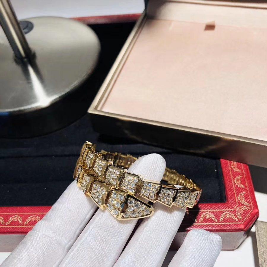 [Lumi Jewelry]SERPENTI BRACELET 8MM GOLD DIAMOND