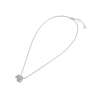 [Lumi Jewelry]SERPENTI  NECKLACE DOUBLE RING DIAMOND