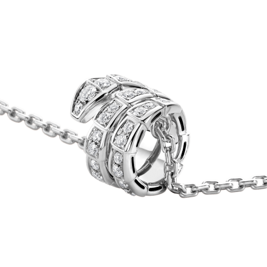 [Lumi Jewelry]SERPENTI  NECKLACE DOUBLE RING DIAMOND