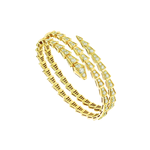 [Lumi Jewelry]SERPENTI BRACELET GOLD DIAMOND DOUBLE ROW