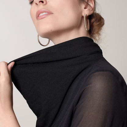 [Lumi Jewelry]CLASH HOOP LARGE EARRINGS