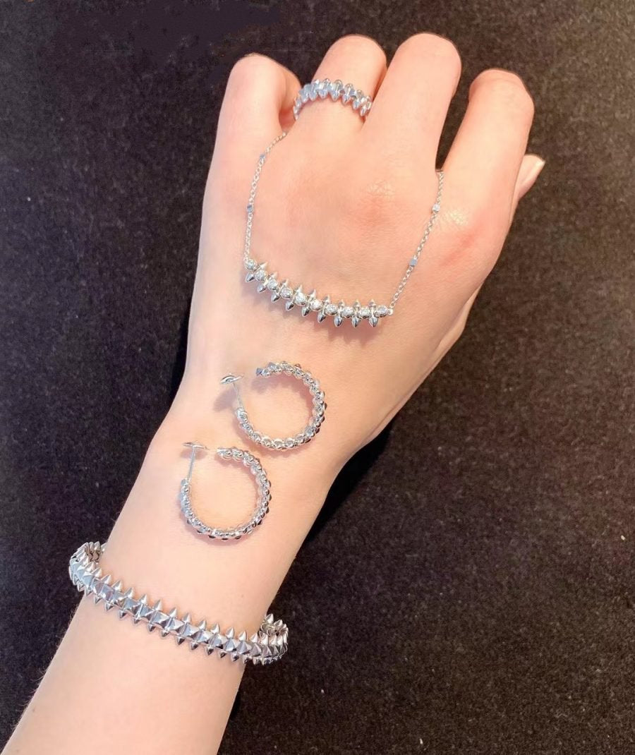 [Lumi Jewelry]CLASH SILVER BRACELET