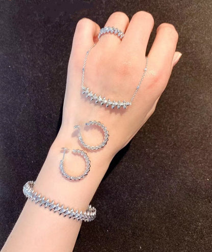 [Lumi Jewelry]CLASH SILVER BRACELET