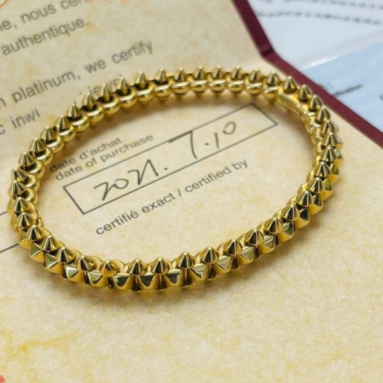 [Lumi Jewelry]CLASH GOLD BRACELET