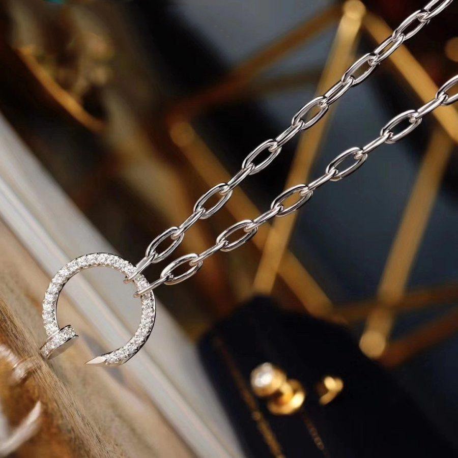 [Lumi Jewelry]JUSTE NECKLACE FULL DIAMONDS