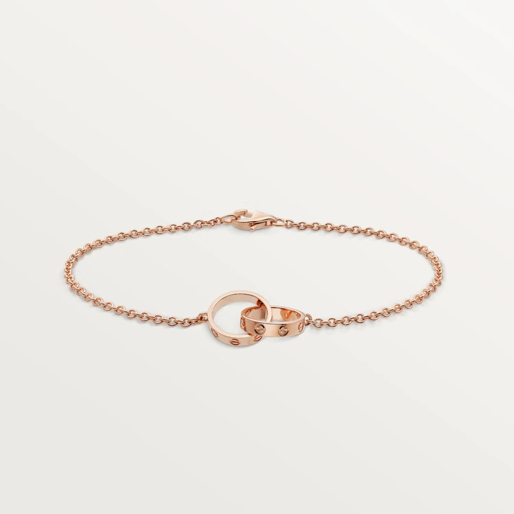 [Lumi Jewelry]LOVE BRACELET DOUBLE RING