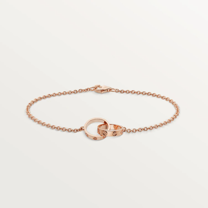 [Lumi Jewelry]LOVE BRACELET DOUBLE RING
