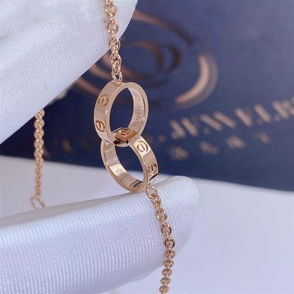 [Lumi Jewelry]LOVE BRACELET DOUBLE RING