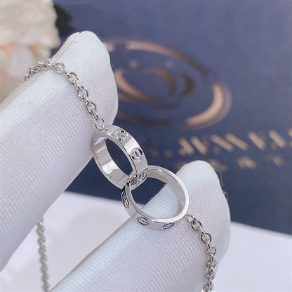 [Lumi Jewelry]LOVE BRACELET DOUBLE RING