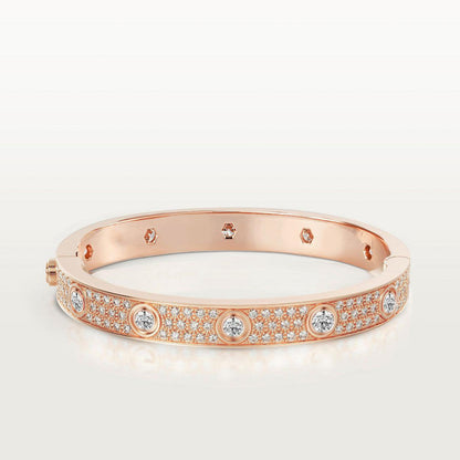 [Lumi Jewelry]LOVE BRACELET 6.1MM DIAMOND-PAVED 10 BIG DIAMONDS