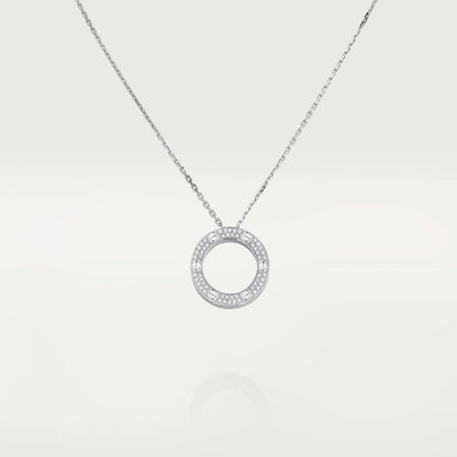 [Lumi Jewelry]LOVE NECKLACE ADJUSTABLE SILVER