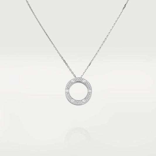 [Lumi Jewelry]LOVE NECKLACE ADJUSTABLE SILVER