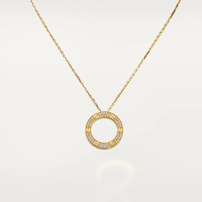 [Lumi Jewelry]LOVE NECKLACE ADJUSTABLE ROSE GOLD