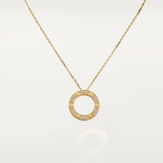 [Lumi Jewelry]LOVE NECKLACE ADJUSTABLE ROSE GOLD