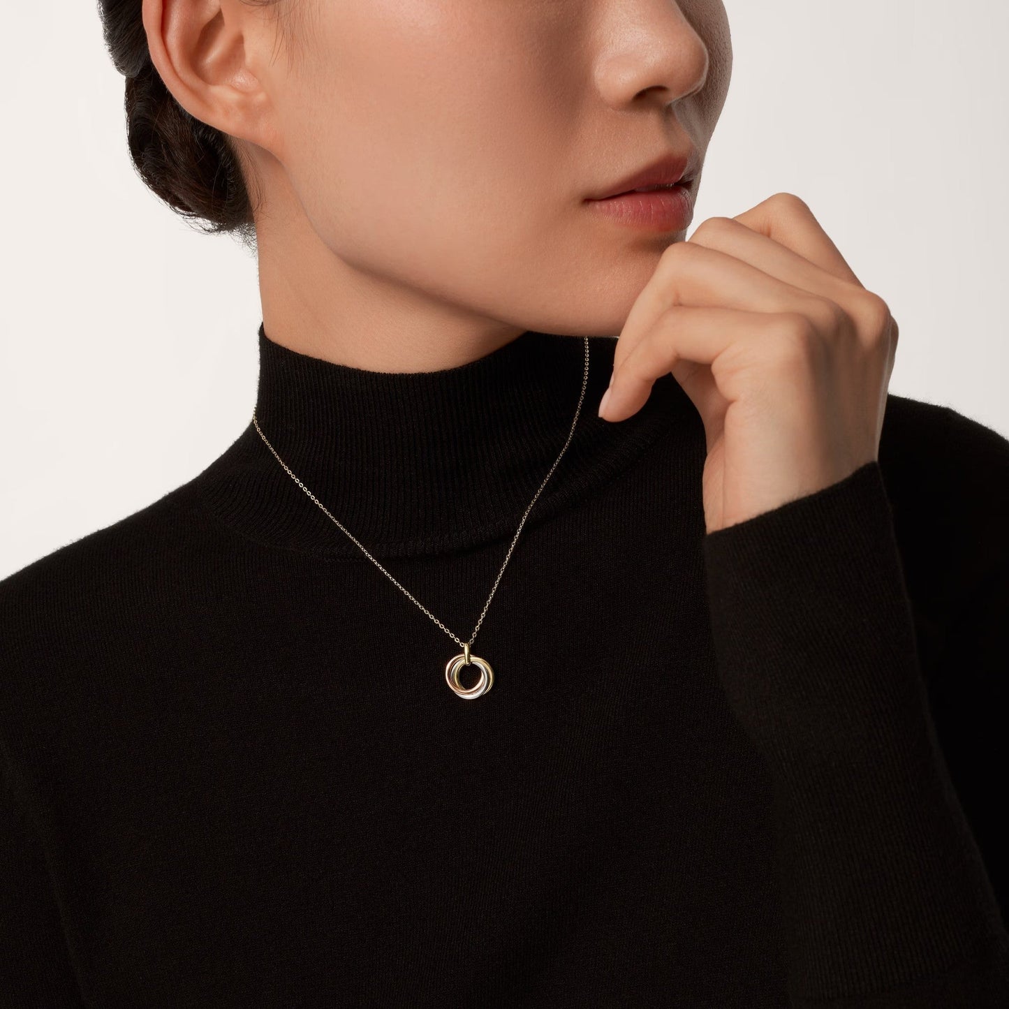 [Lumi Jewelry]TRINITY SMALL NECKLACE