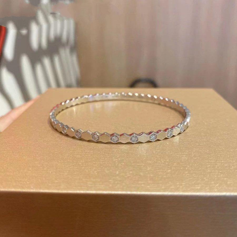 [Lumi Jewelry]BEE LOVE SILVER DIAMOND BRACELET