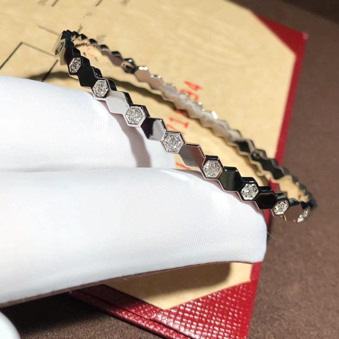 [Lumi Jewelry]BEE LOVE SILVER DIAMOND BRACELET