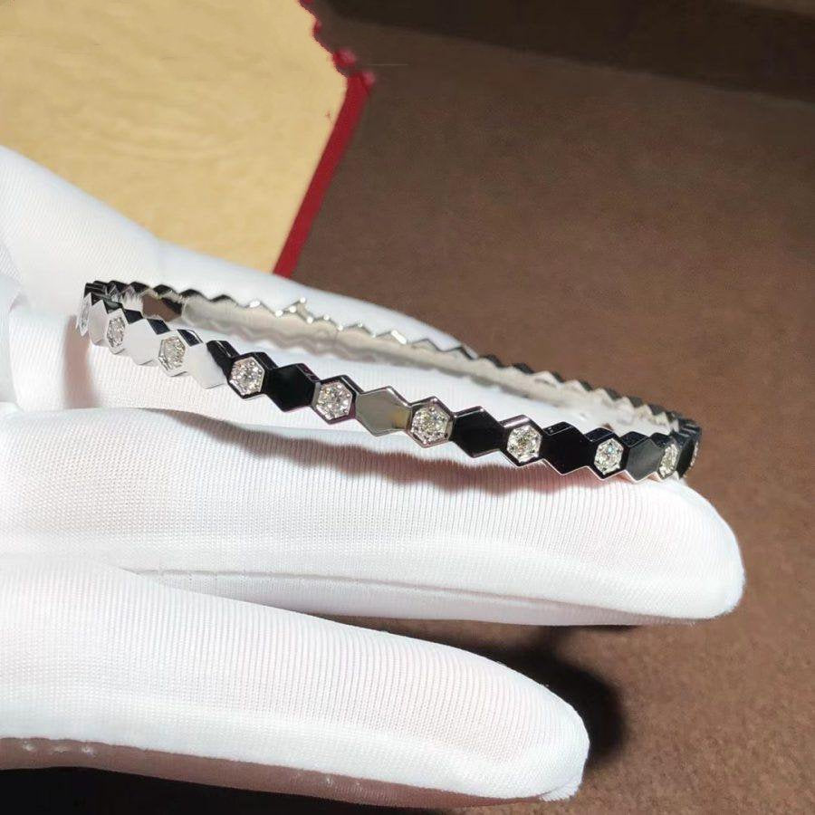 [Lumi Jewelry]BEE LOVE SILVER DIAMOND BRACELET