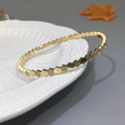 [Lumi Jewelry]BEE LOVE GOLD DIAMOND BRACELET