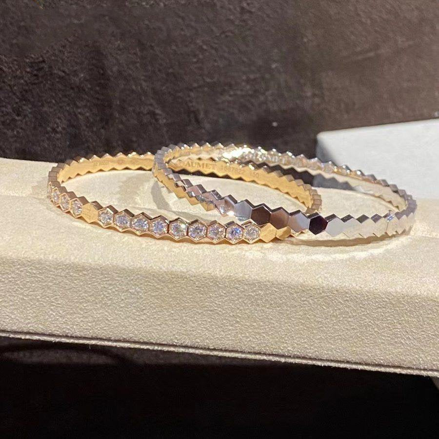 [Lumi Jewelry]BEE LOVE GOLD BRACELET FULL DIAMOND