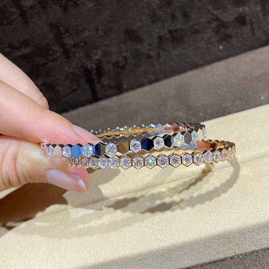 [Lumi Jewelry]BEE LOVE GOLD BRACELET FULL DIAMOND