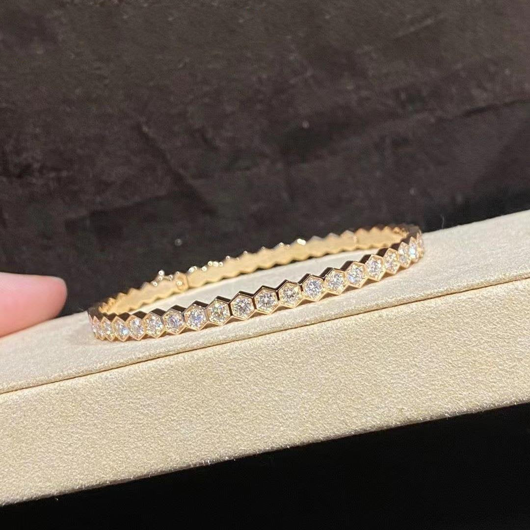 [Lumi Jewelry]BEE LOVE GOLD BRACELET FULL DIAMOND