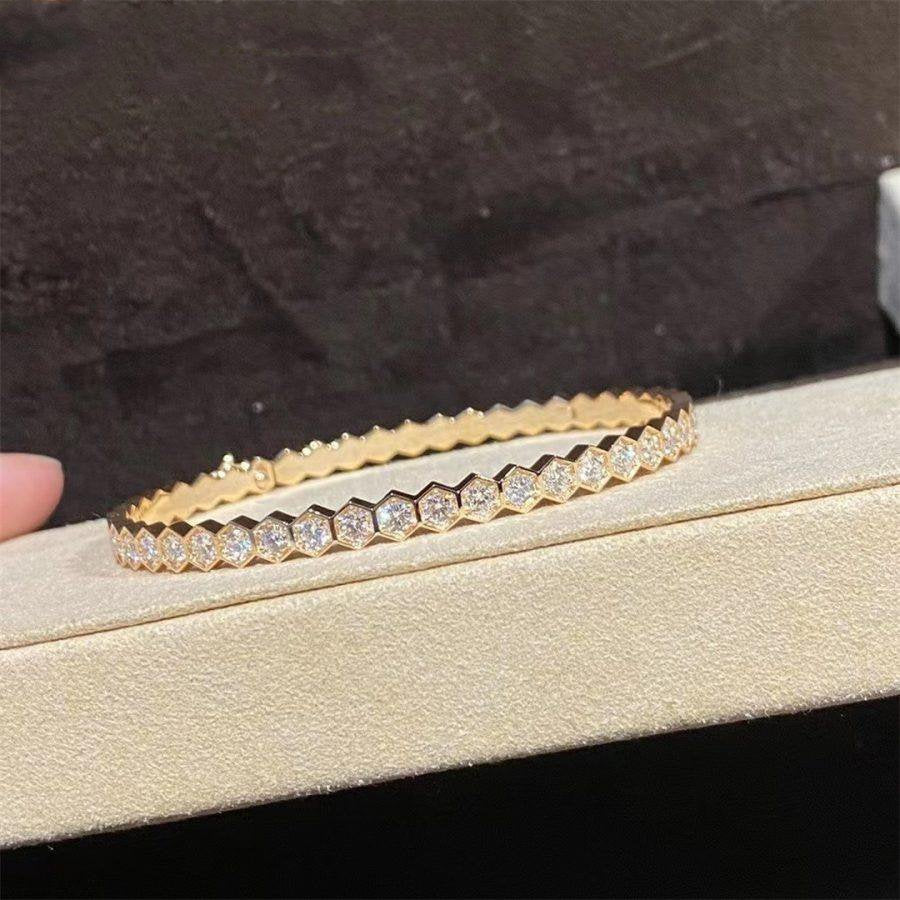 [Lumi Jewelry]BEE LOVE GOLD BRACELET FULL DIAMOND