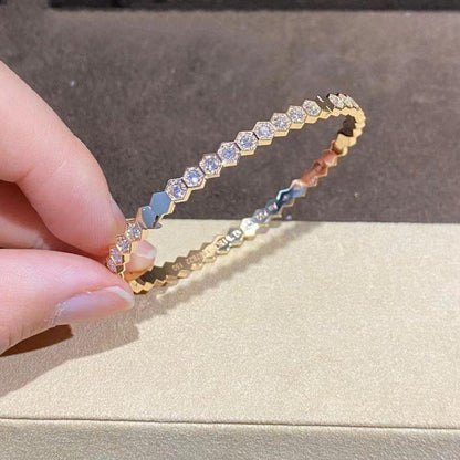 [Lumi Jewelry]BEE LOVE GOLD BRACELET FULL DIAMOND