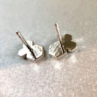 [Lumi Jewelry]BEE LOVE SILVER DIAMOND EARRINGS