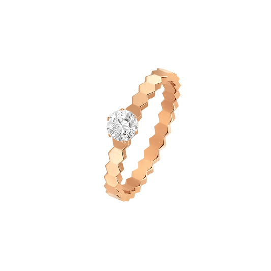 [Lumi Jewelry]BEE LOVE RING PINK GOLD 1 DIAMOND