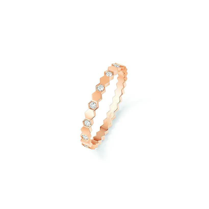 [Lumi Jewelry]BEE LOVE RING PINK GOLD DIAMOND
