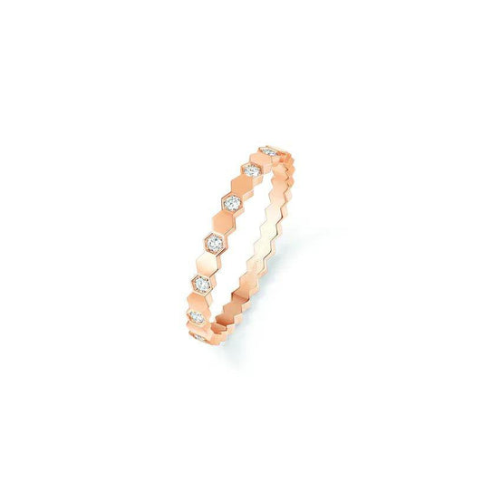 [Lumi Jewelry]BEE LOVE RING PINK GOLD DIAMOND