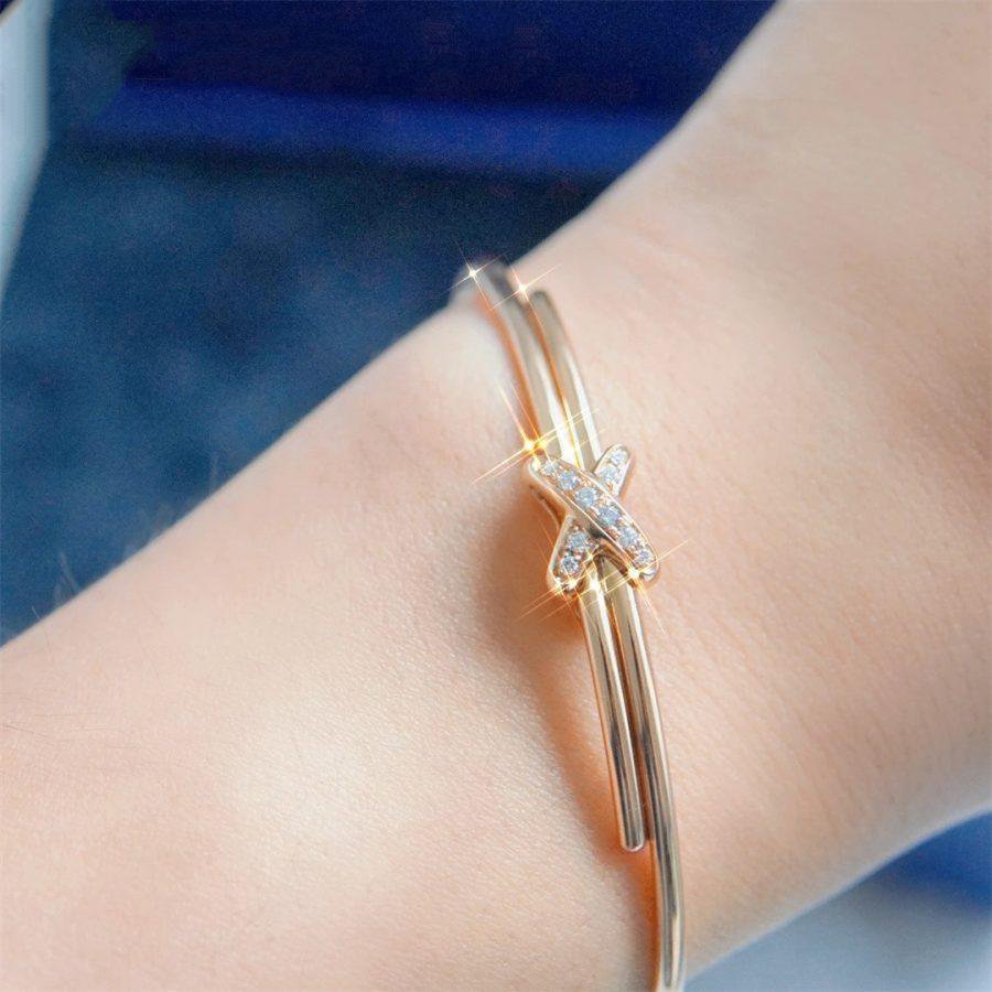 [Lumi Jewelry]JEUX DE BRACELET PINK GOLD DIAMONDS
