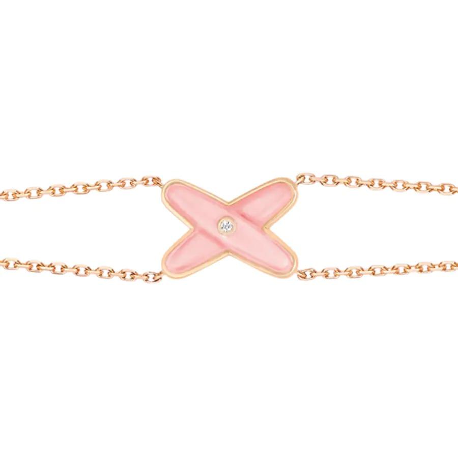 [Lumi Jewelry]JEUX BRACELET PINK MOP PINK GOLD 1 DIAMOND