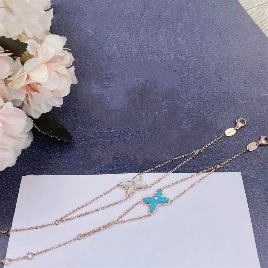 [Lumi Jewelry]JEUX BRACELET TURQUOISE PINK GOLD 1 DIAMOND