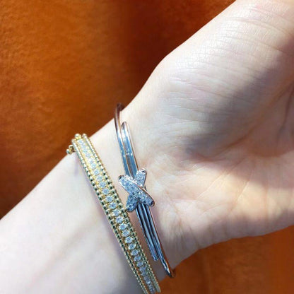 [Lumi Jewelry]JEUX DE BRACELET SILVER DIAMONDS