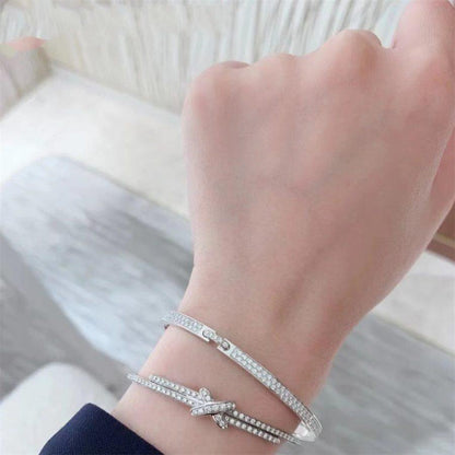 [Lumi Jewelry]JEUX DE BRACELET DIAMONDS SILVER