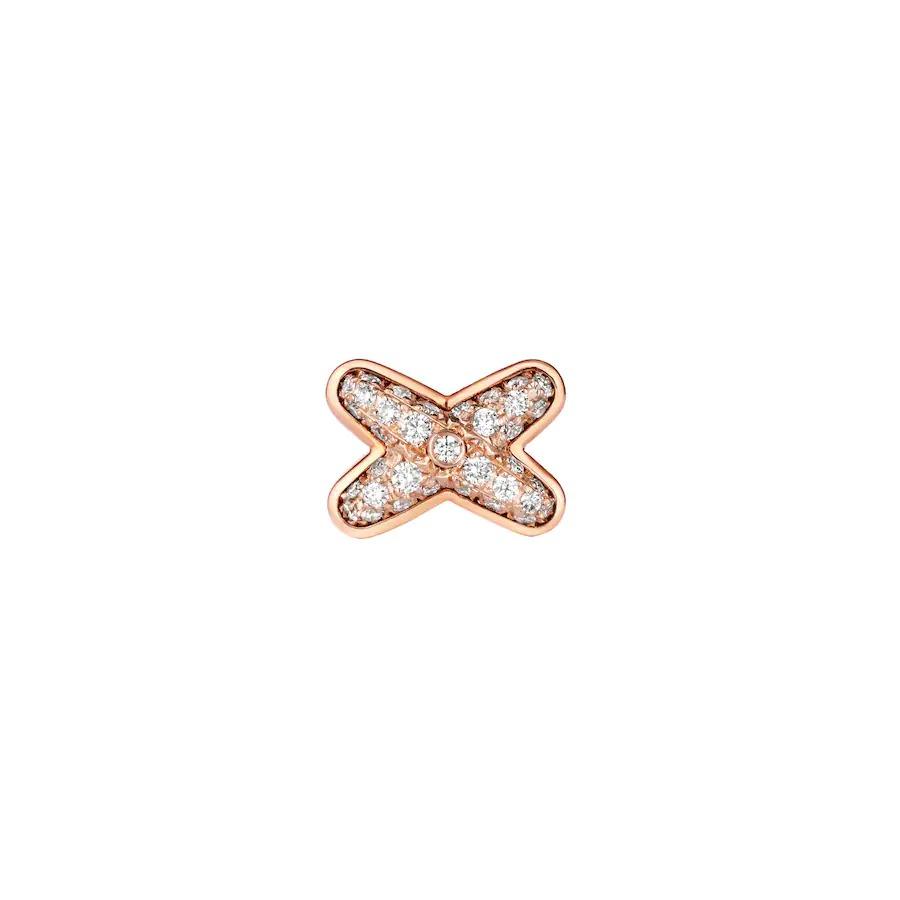 [Lumi Jewelry]JEUX DE PINK GOLD DIAMOND EARRINGS
