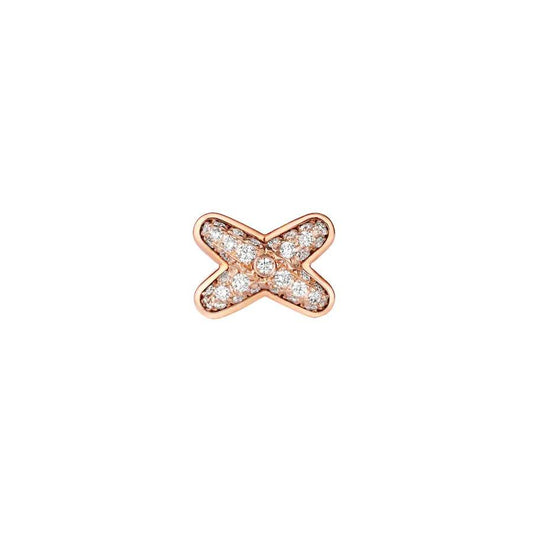 [Lumi Jewelry]JEUX DE PINK GOLD DIAMOND EARRINGS