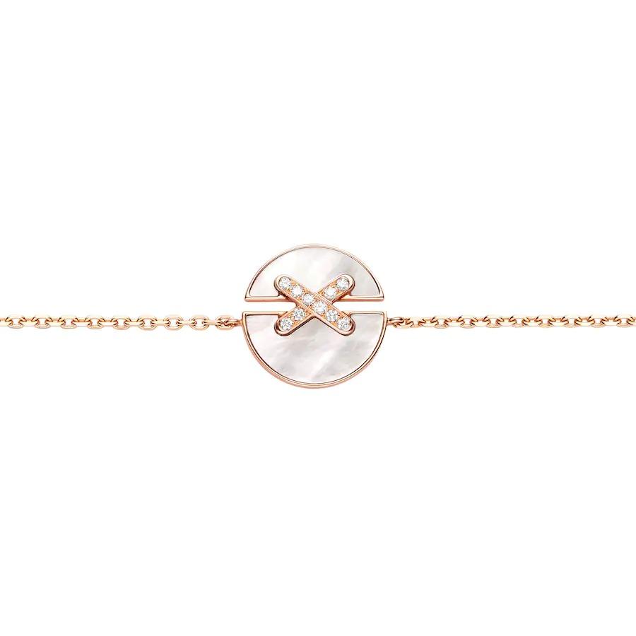 [Lumi Jewelry]JEUX DE BRACELET MOP PINK GOLD DIAMONDS
