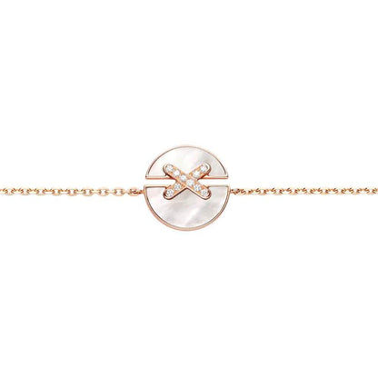 [Lumi Jewelry]JEUX DE BRACELET MOP PINK GOLD DIAMONDS