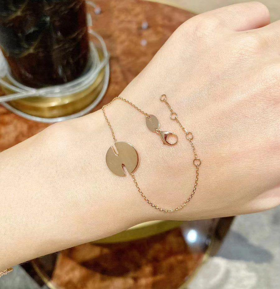 [Lumi Jewelry]JEUX DE BRACELET MOP PINK GOLD DIAMONDS