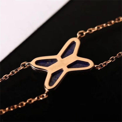 [Lumi Jewelry]Hollow Design Four-Leaf Clover Flower Shape Ring