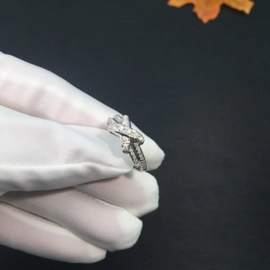 [Lumi Jewelry]JEUX DE SILVER DIAMOND RING