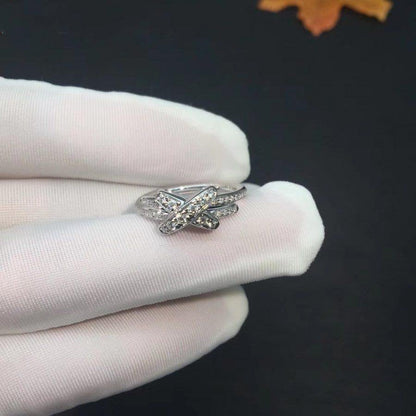 [Lumi Jewelry]JEUX DE SILVER DIAMOND RING