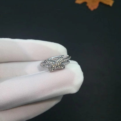 [Lumi Jewelry]JEUX DE SILVER DIAMOND RING