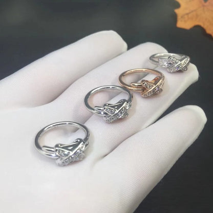 [Lumi Jewelry]JEUX DE SILVER DIAMOND RING