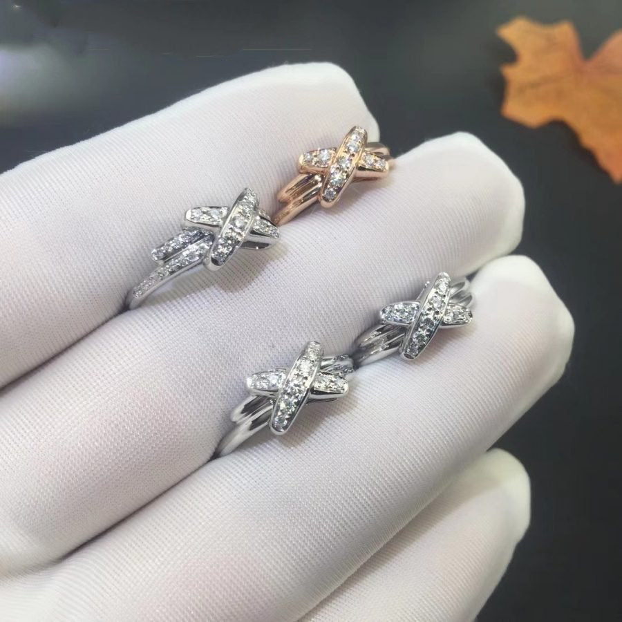 [Lumi Jewelry]JEUX DE SILVER DIAMOND RING