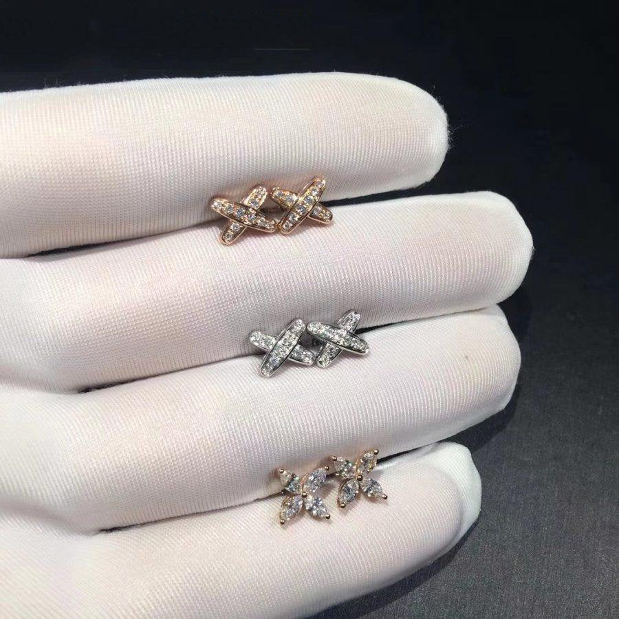 [Lumi Jewelry]JEUX DE DIAMOND EARRINGS